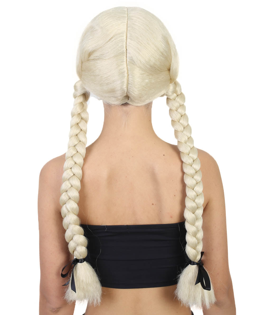 Wigs2you ハロウィンとパーティープレミアムレディース H-500 ブロンズ ダッチガールウィッグ イエロー