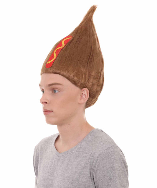 Wigs2you ハロウィンパーティ プレミアムメンズ H-2104 とても快適 ホットドッグ トロールウィッグ 最高のトロールヘアウィッグ体験のために