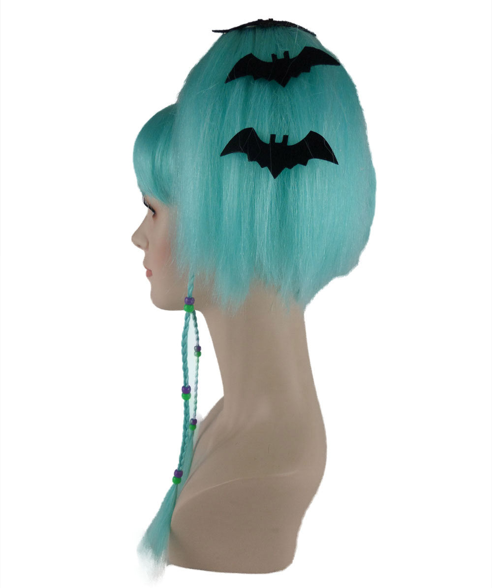 Wigs2you ハロウィンパーティープレミアム レディース H-704 バットエンジェルウィッグ ブルーレイク色