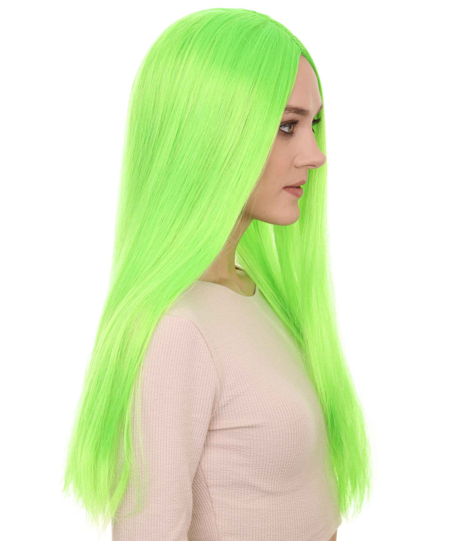 Wigs2you ハロウィンパーティープレミアム H-855 悪の花嫁 II 女性ウィッグ Lt グリーンカラー