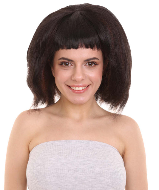 スーパーモデル女性用ウィッグ H-3417 オーバーサイズパーティー準備完了の華やかなコスプレハロウィンウィッグ プレミアム通気性のあるキャップレスキャップ