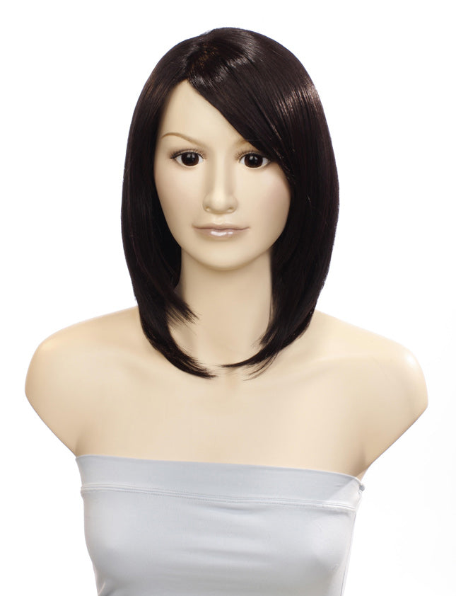 ミディアムウィッグ | イイ女の雰囲気のあるフェミニンMAXの一品 | 美人髪に拘る方におススメ | ウィッグネット付き W-213