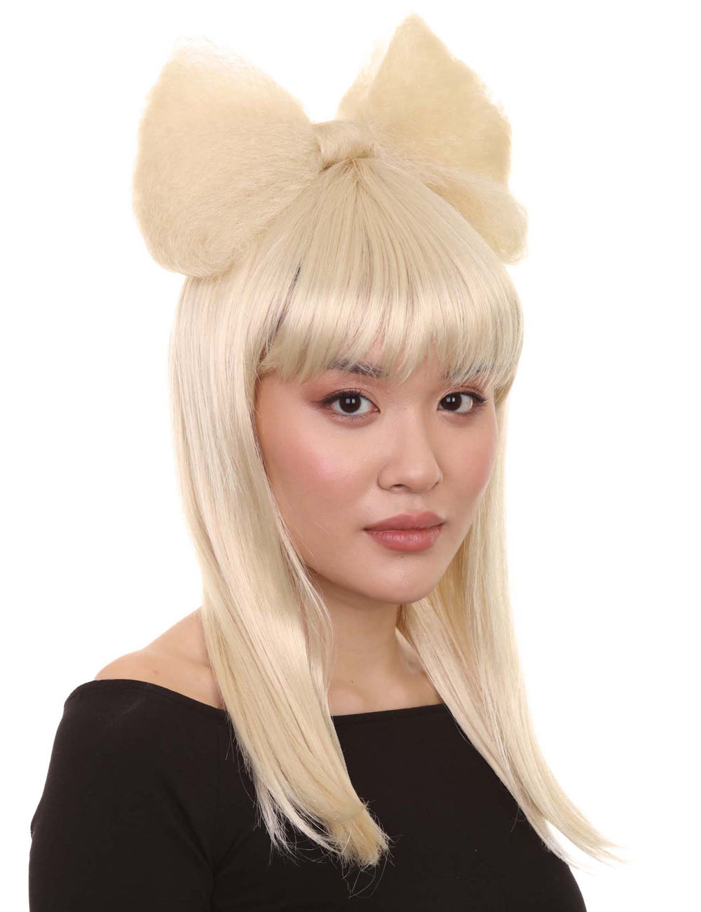 Wigs2you ハロウィンパーティープレミアムレディース H-1624 着用が簡単 とても快適 ブロンド ロング バタフライウィッグ