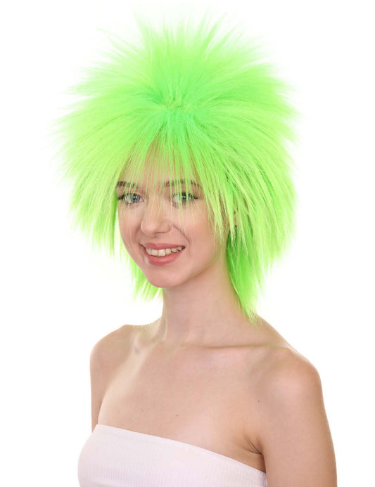 Wigs2you ハロウィンパーティープレミアムレディース H-1686 着け心地が良い とても快適 ファンキーパンク ライムウィッグ