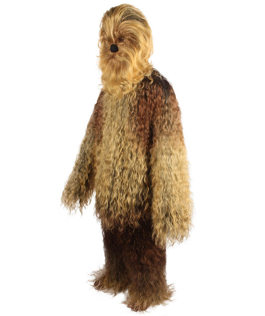 ユニセックス JCP-209_8 ヘアリー ウォリアー エイプ ミリタリー リーダー レジスタンス ファイター ライトブラウン コスプレ コスチュームとウィッグ バンドル