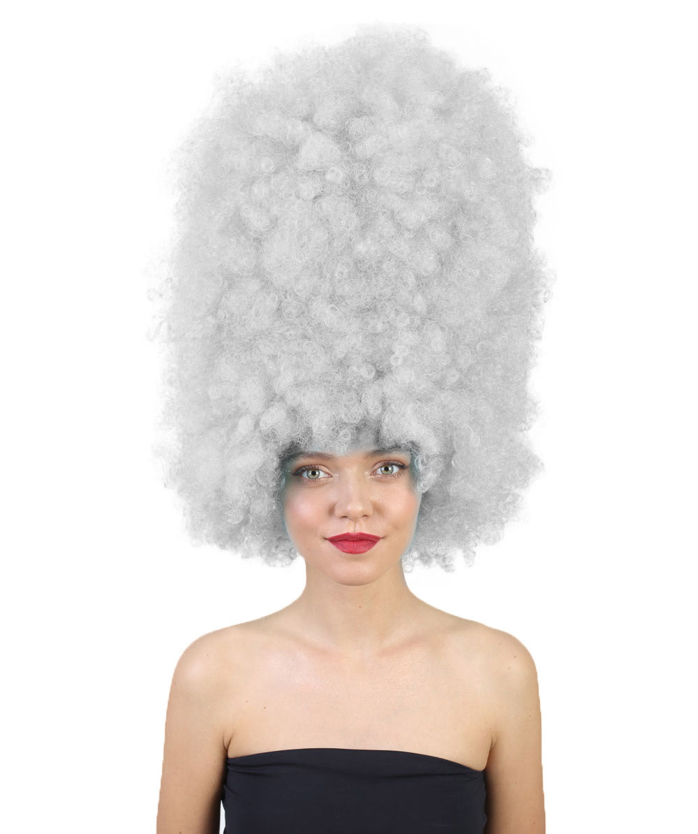 Wigs2you ハロウィンパーティ プレミアムレディース H-2013 着用しやすい 超巨大 グレー アフロウィッグ スタイルを大きくする
