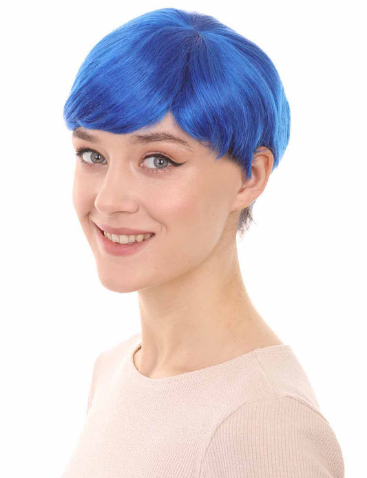 Wigs2you ハロウィンパーティープレミアム レディース H-592 コウノトリウィッグ ネオンブルー