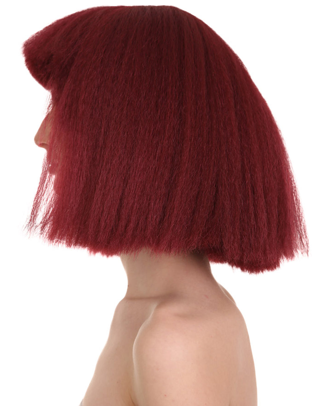 Wigs2you ハロウィンパーティープレミアムレディース H-1491 美しいルックを手に入れよう!ポップスターバーガンディウィッグ