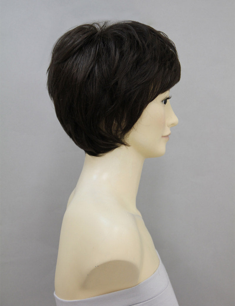 Mrs Styles 年齢 30-40 ショート Infinite Allure レイヤード ヒューマンヘア ミックス クリップイン