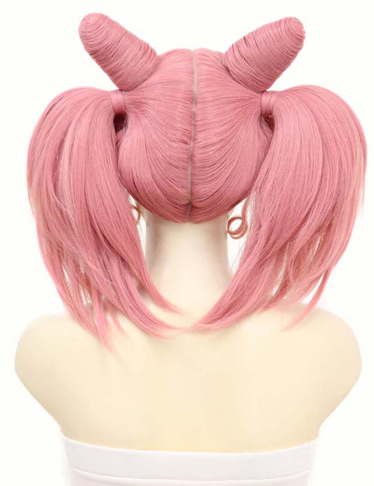 レディースファッション C-036 ロングストレート C-ダークピンク コスプレ ヒートスタイルウィッグ