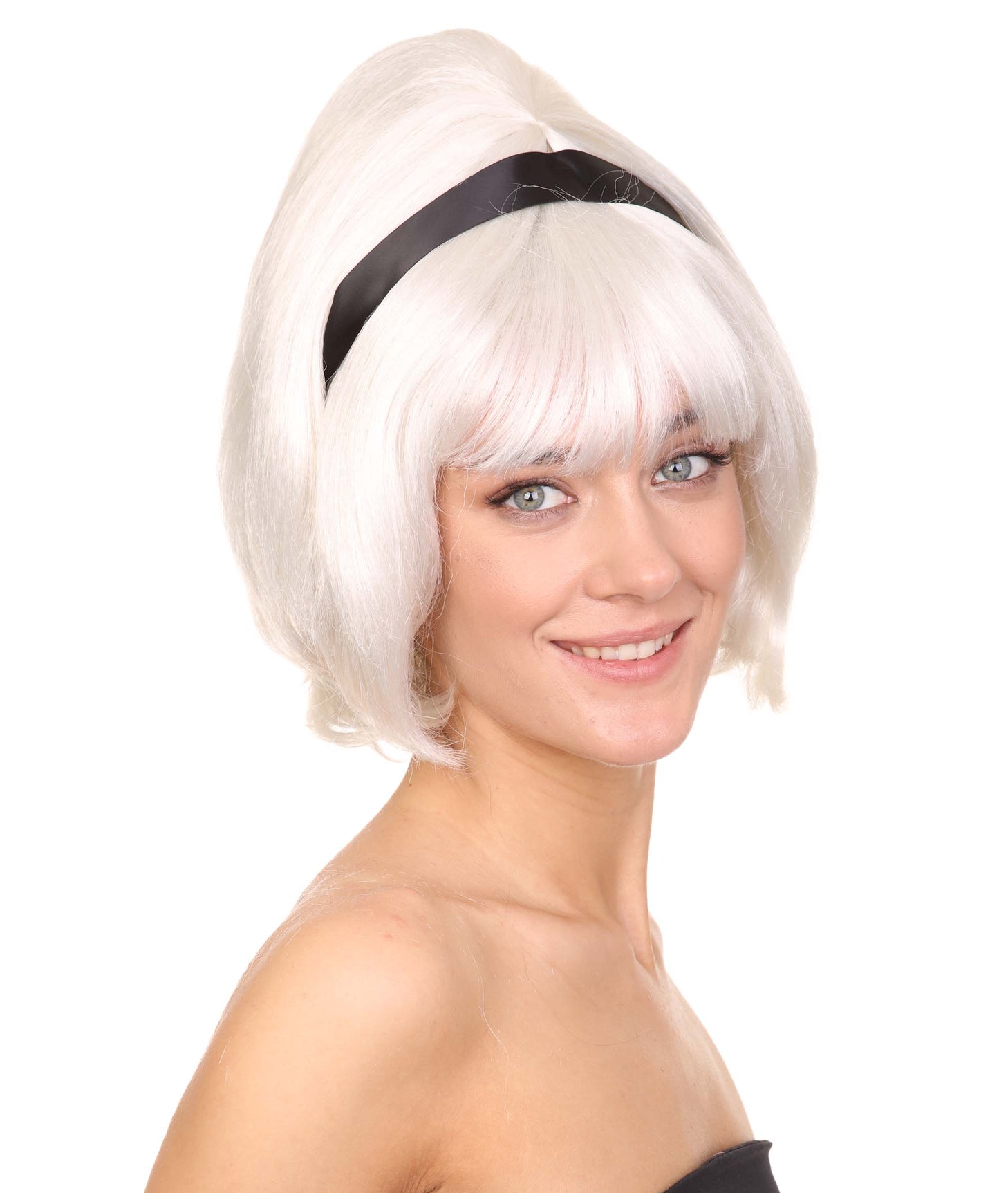 ハロウィンパーティープレミアムレディース H-2582 50年代のレディウィッグ 女性の美しさを受け入れる