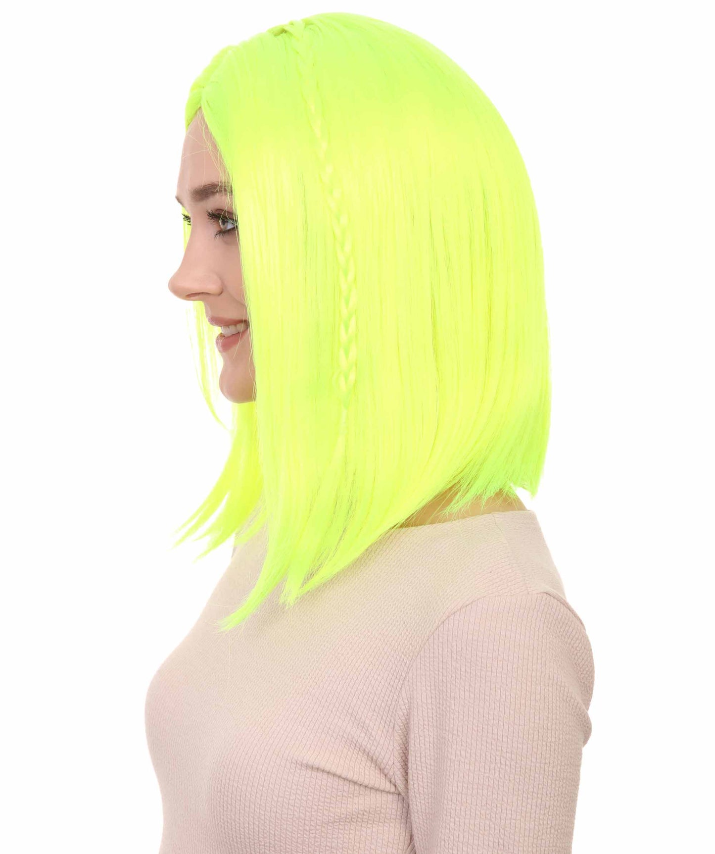 Wigs2you ハロウィンパーティープレミアム レディース H-926 スワンプクイーンウィッグ ネオングリーン色