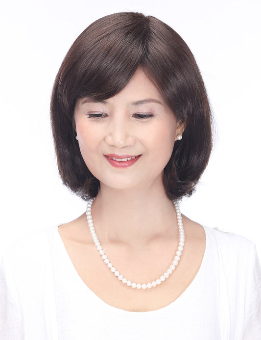 人毛 + 耐熱ファイバーのミックス -5歳 若返らせてくれる | カジュアルからフォーマルまで使いこなせる万能型 HHB-059