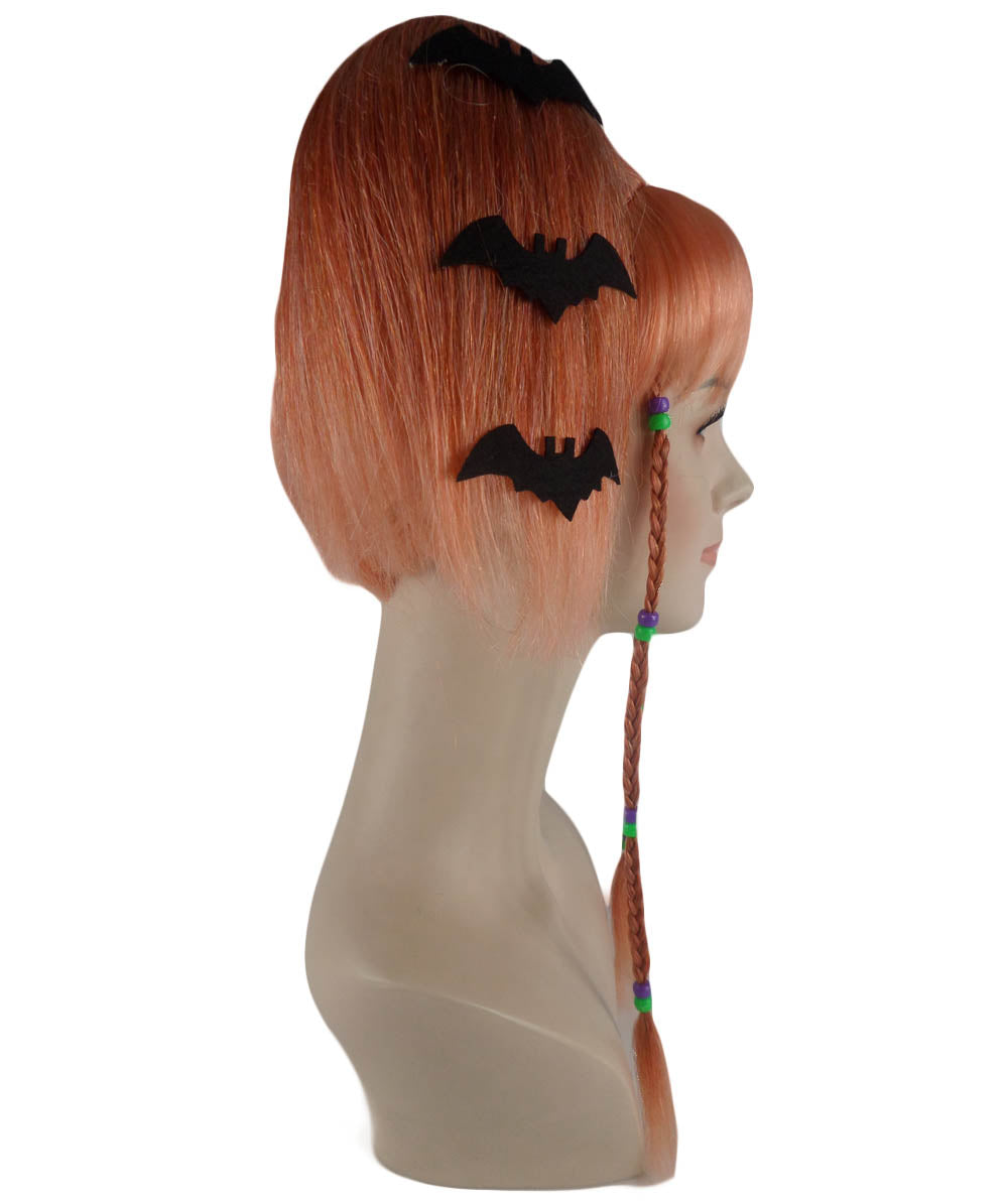 Wigs2you ハロウィンパーティープレミアム レディース H-697 バットエンジェルウィッグ ピーチ色