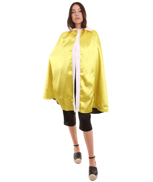 大人用女性のクイーン JCO-216_8 リバーシブルローブ イエロー&ブラック コスプレコスチューム