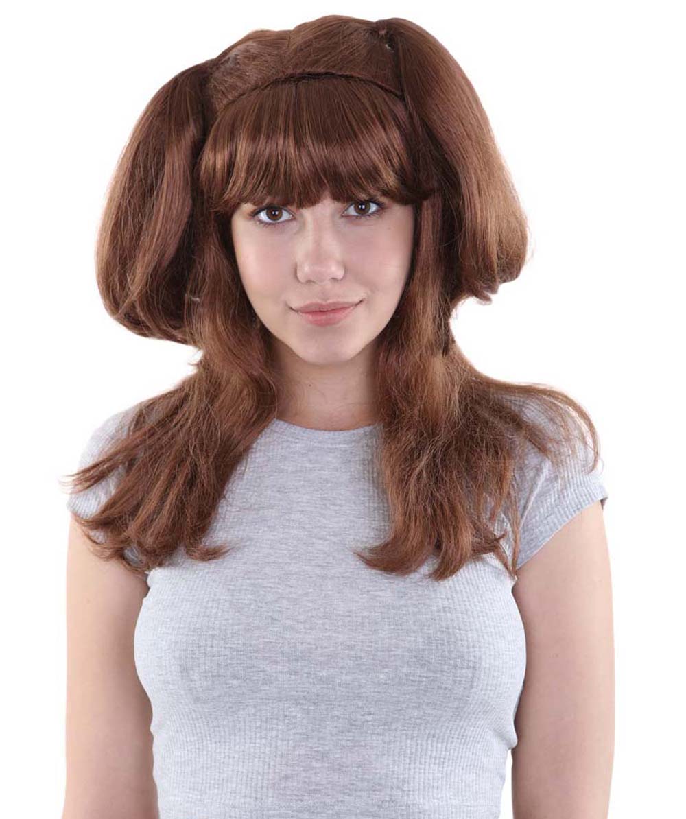 Wigs2you ハロウィンパーティープレミアム レディース H-808 バナナエンジェルウィッグ オーバーンブラウン色
