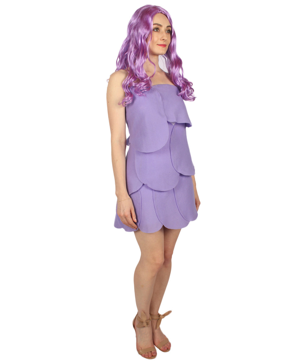 女性 JCP-045 のアニメイテッドトロール衣装 パープルカラーコスプレ衣装