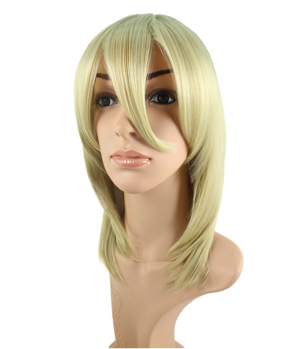 レディースファッション C-057 ミディアム C-ライトバイオレット コスプレヒートスタイラブルウィッグ