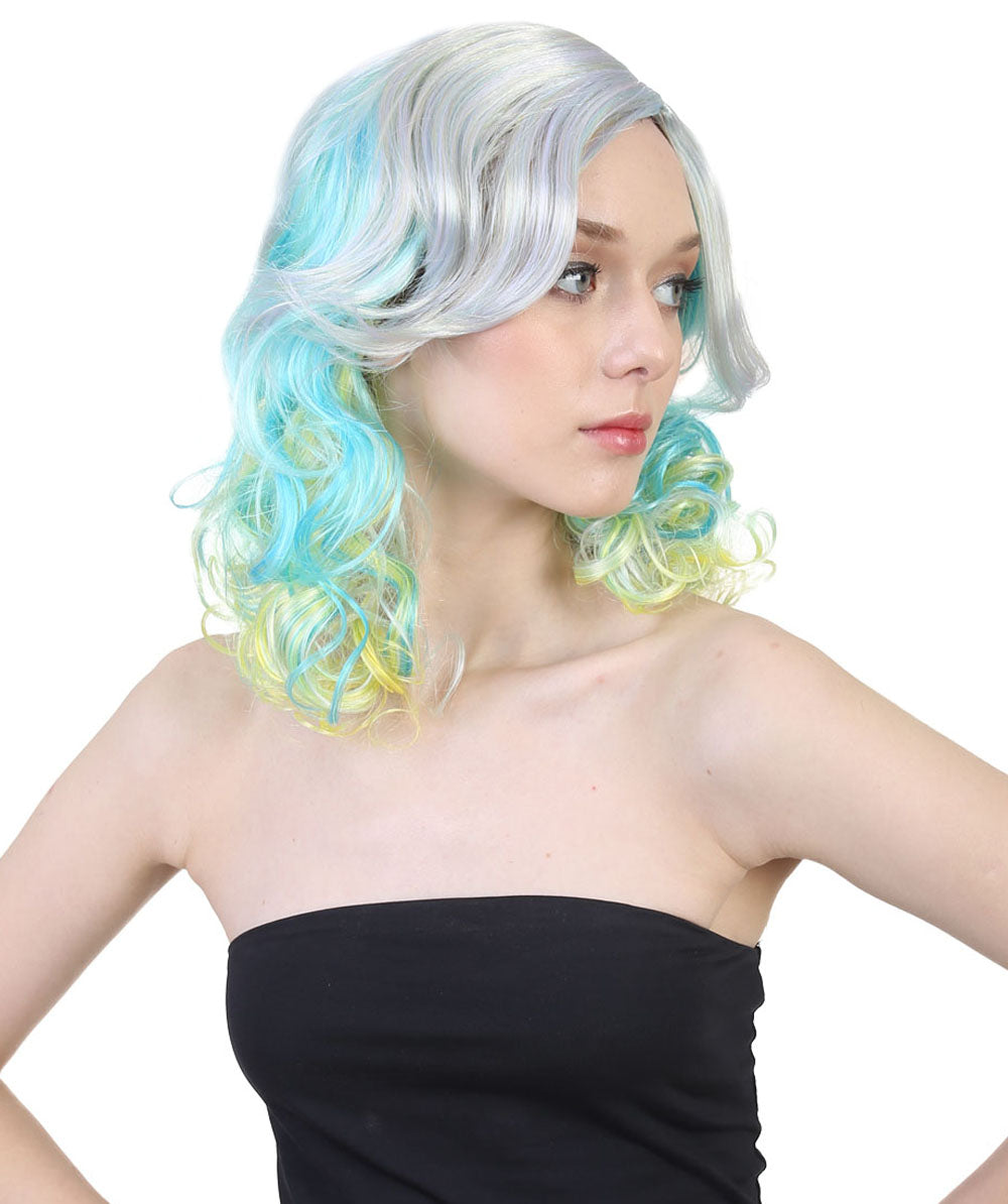 Wigs2you ハロウィンとパーティー プレミアム レディース H-494 マルチカラー ケイティ ペリー マジカルウィッグ