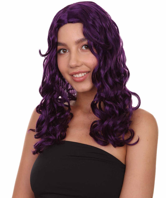 Wigs2you ハロウィンパーティー プレミアム レディース H-1093 アリスウィッグ 鏡の国のアリス バイオレット色
