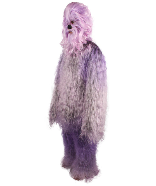 ユニセックス JCP-209 ヘアリー ウォリアー エイプ ミリタリー リーダー レジスタンス ファイター パープル コスプレ コスチュームとウィッグ バンドル