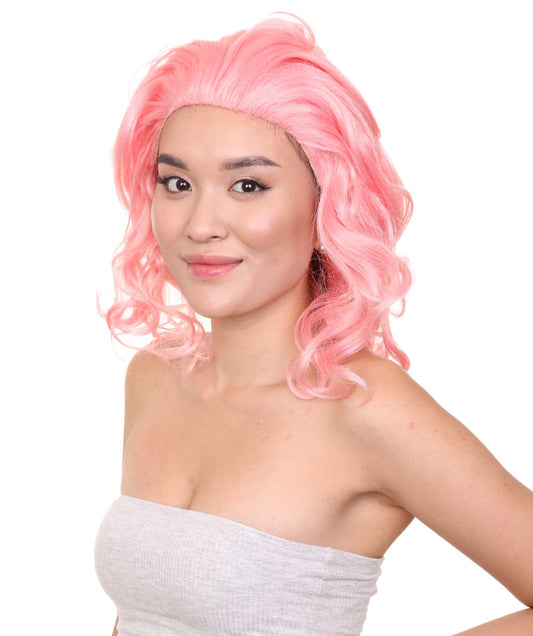 ハロウィンパーティープレミアムレディース H-2574 ブロンドプリンセスウィッグ 女性の美しさを受け入れる