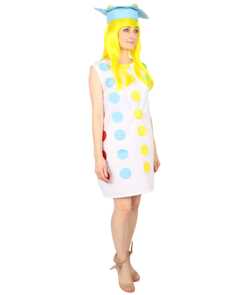 女性 JCO-453 の3Dカラフルボールコスチューム マルチカラーコスプレコスチューム