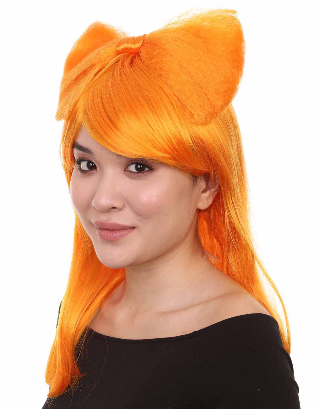 Wigs2you ハロウィンパーティープレミアムレディース H-1608 着用が簡単 とても快適 パンプキン ロング バタフライウィッグ