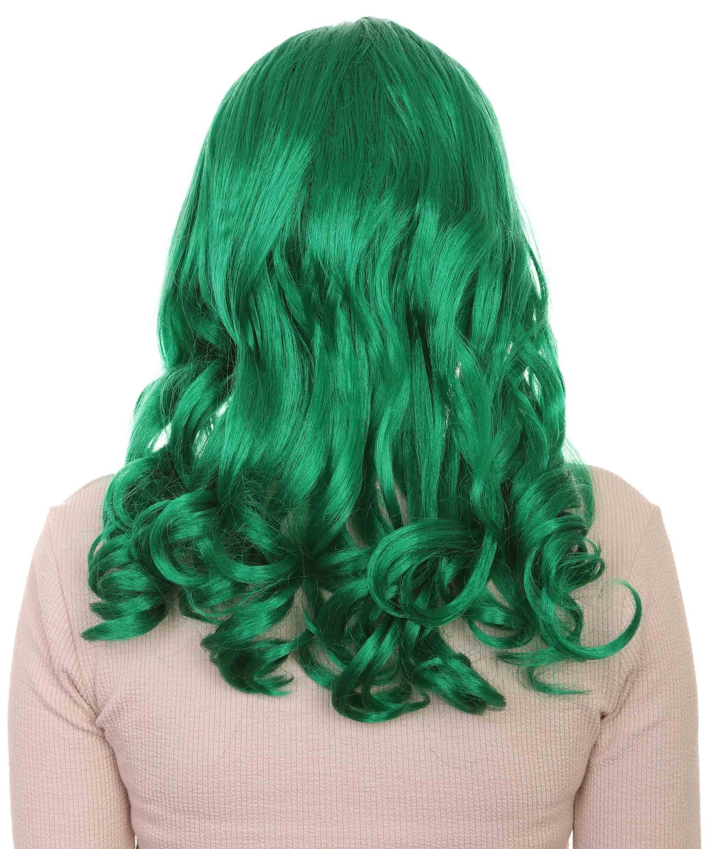 Wigs2you ハロウィンパーティー プレミアム レディース H-1086 アリスウィッグ 鏡の国のアリス ダークグリーン色
