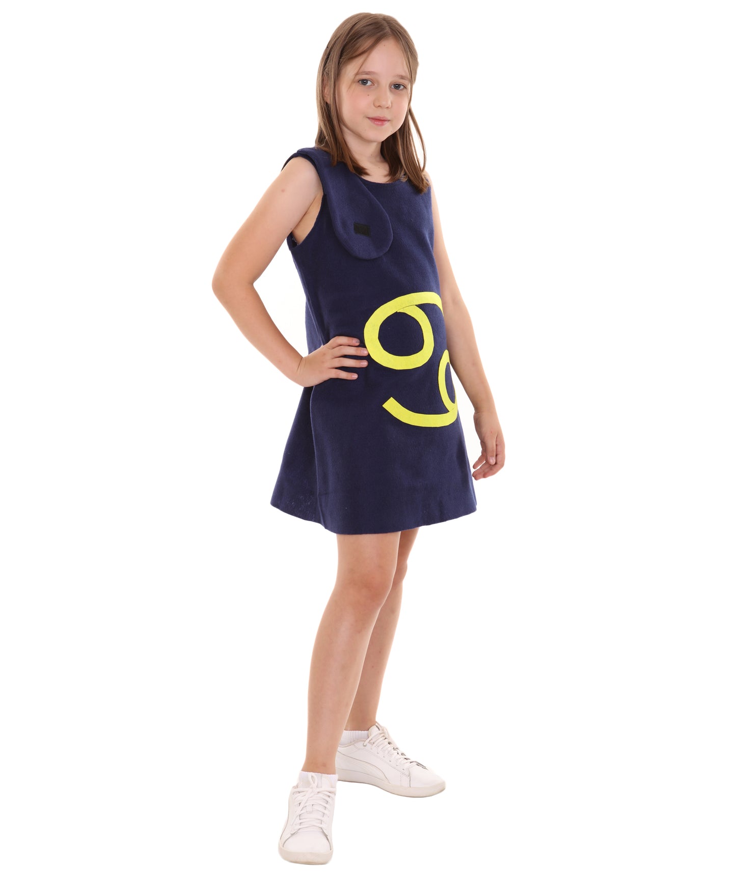 子供用ガール 12 JCO-257(Kids) 蟹座の星座 パーティー トロール ドレス コスチューム ブルー ハロウィン コスチューム