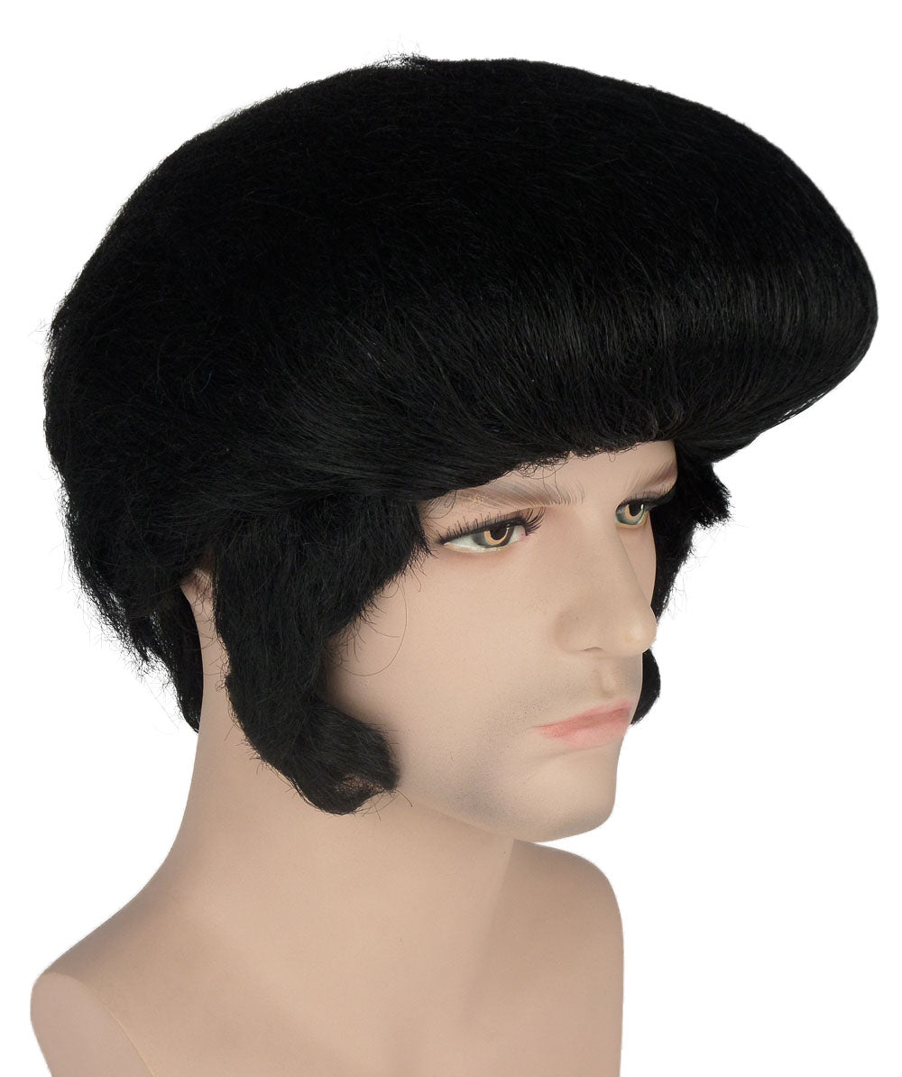 Wigs2you ハロウィン パーティー プレミアム メンズ H-611 エルヴィス ブラック ウィッグ