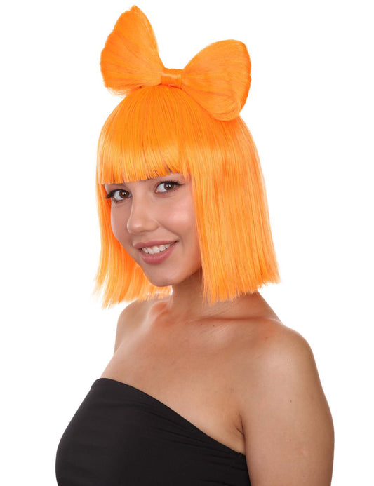 Wigs2you ハロウィン パーティー プレミアム レディース H-1657 簡単に着用でき 非常に快適なオレンジ バタフライ ウィッグ