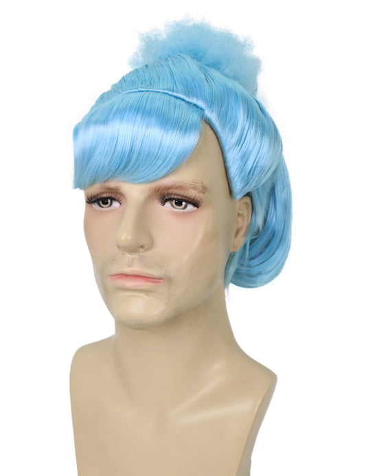 メンズ H-6174_4 ディッキー コスプレ アイスブルー ウィッグ ハロウィンに最適 難燃性合成繊維