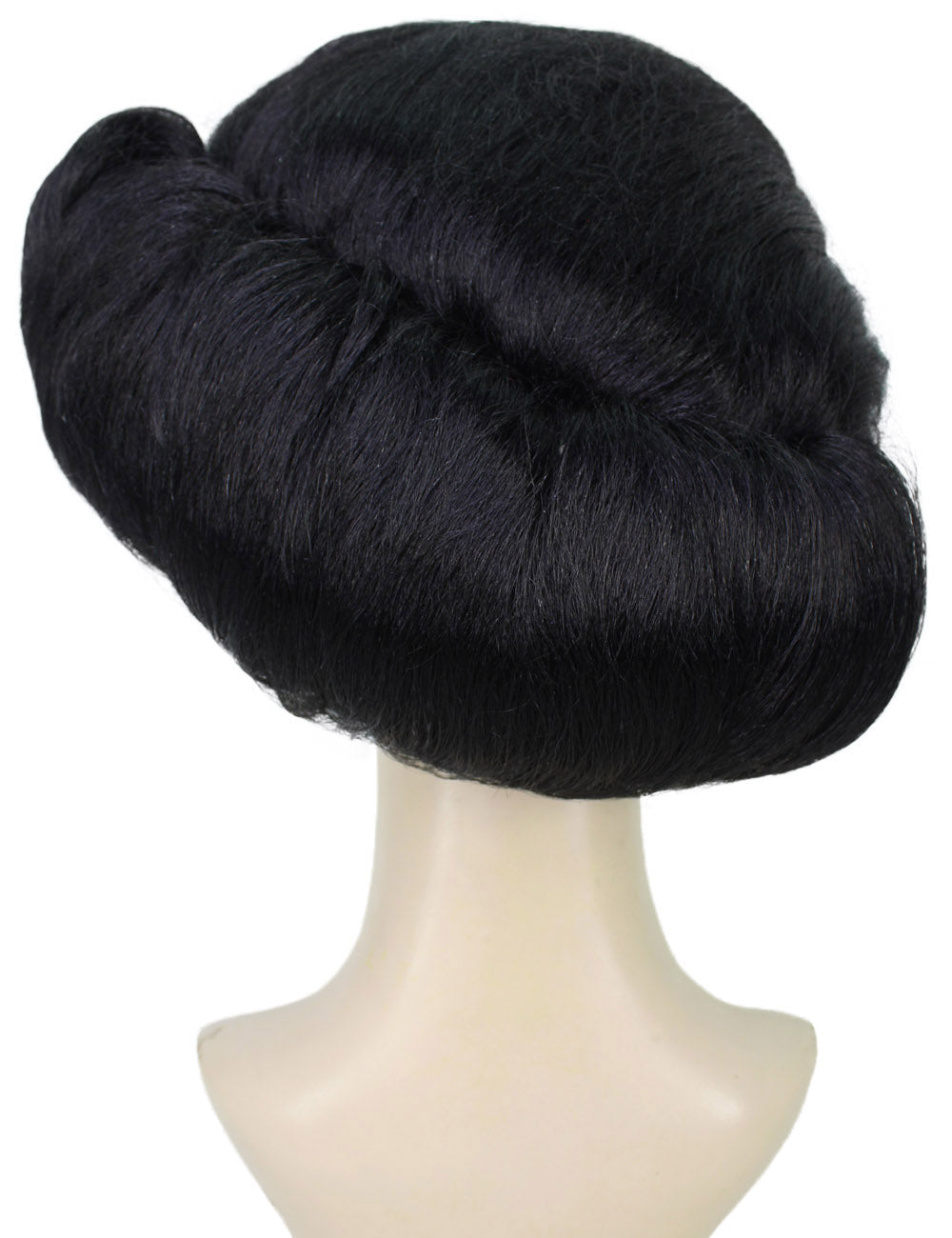 Wigs2you ハロウィンパーティ プレミアムレディース RuPaul Drag Race 黒いサイドパートマダムアップドウィッグ H-5721