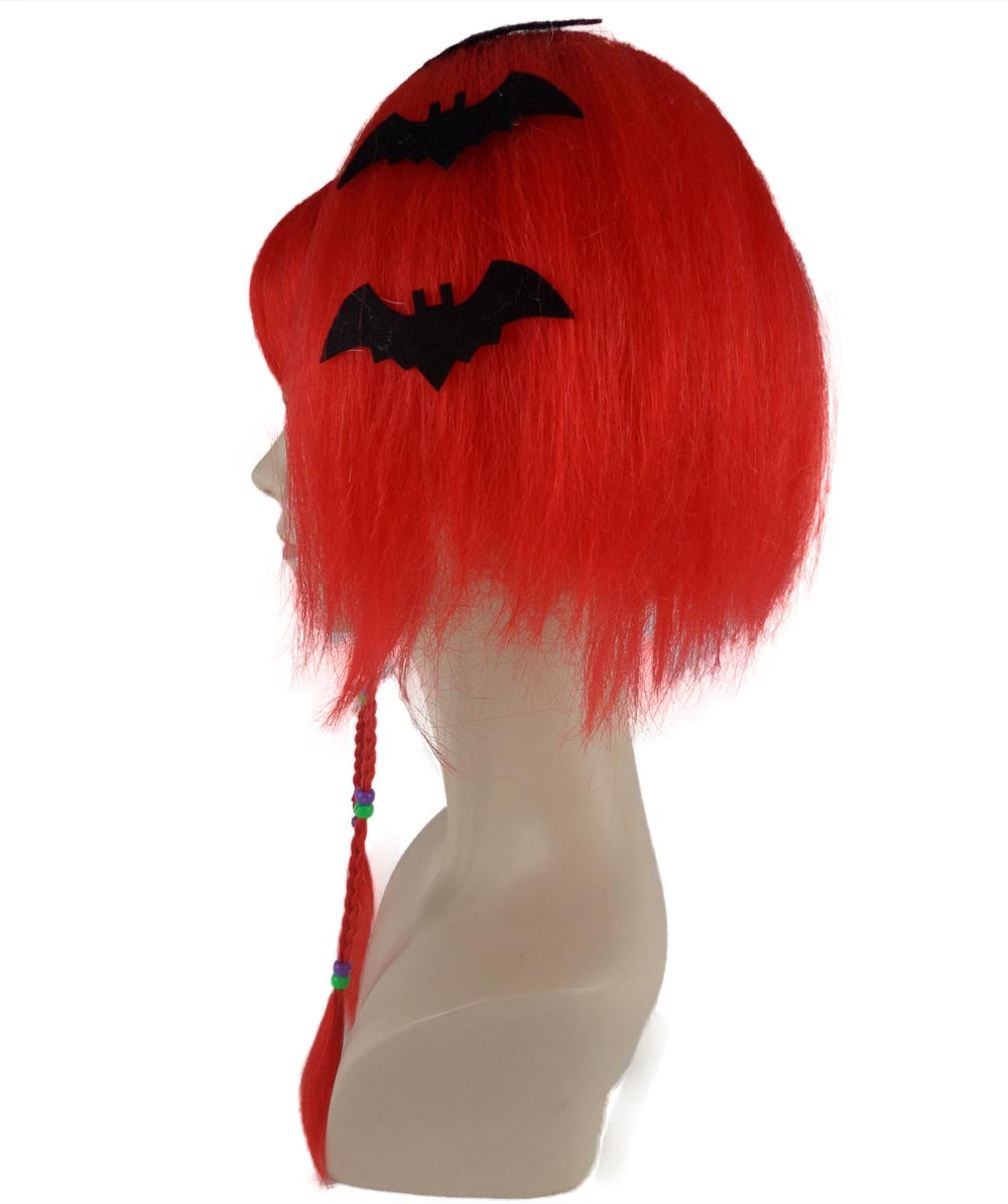 Wigs2you ハロウィンパーティープレミアム レディース H-691 バットエンジェルウィッグ レッドカラー
