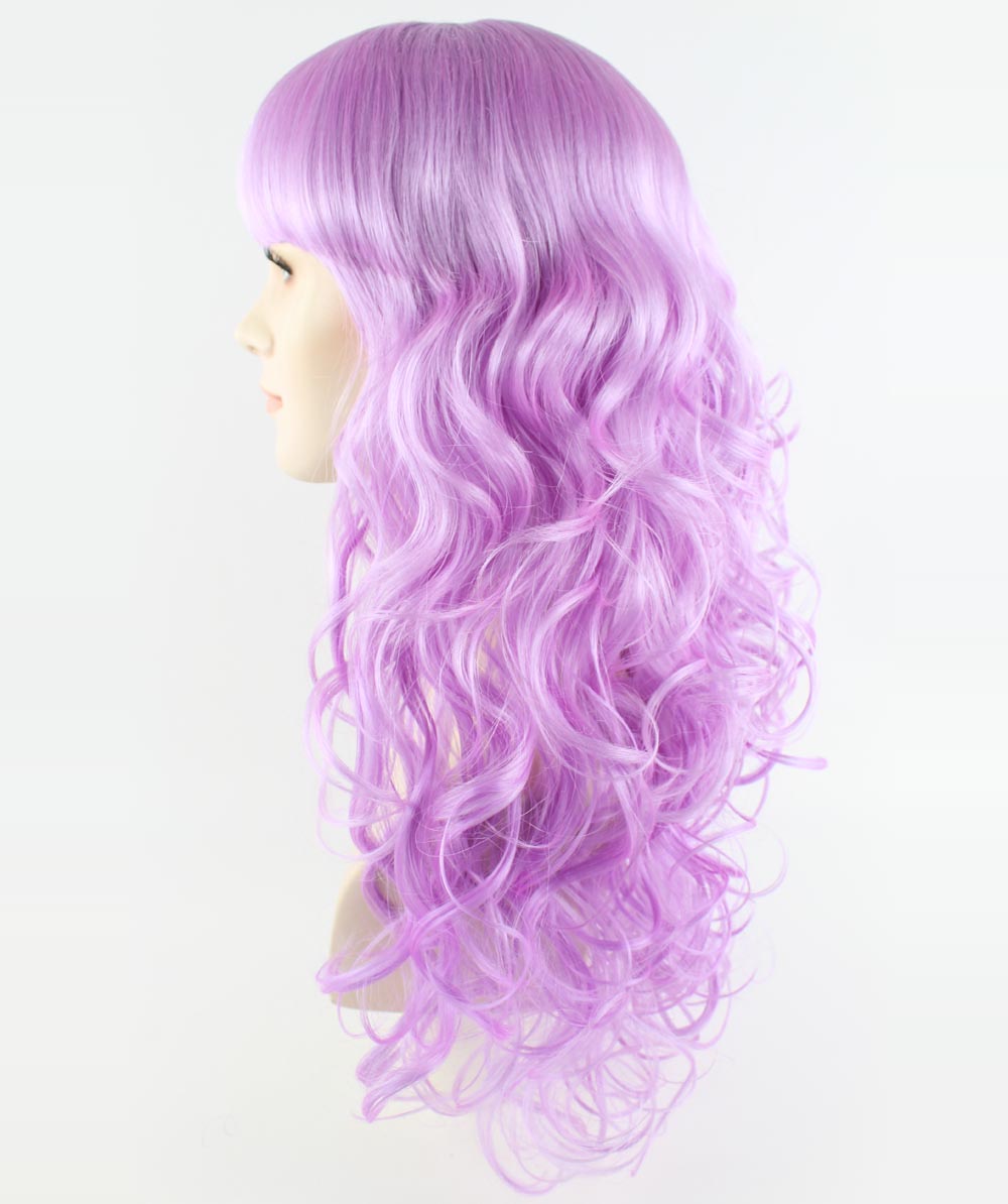 Wigs2you ハロウィン パーティー プレミアム H-823 バットマン 女性ジョーカー ウィッグ パープル色