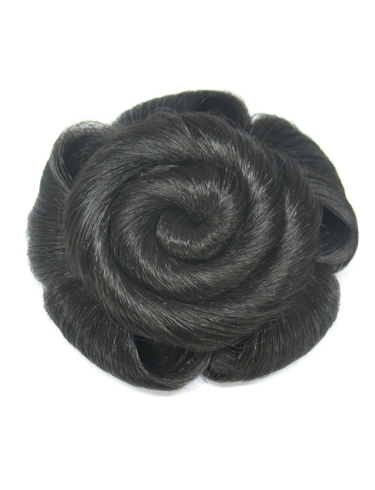 レディースファッション W-8208 ブラック ヘアアクセサリー 合成繊維