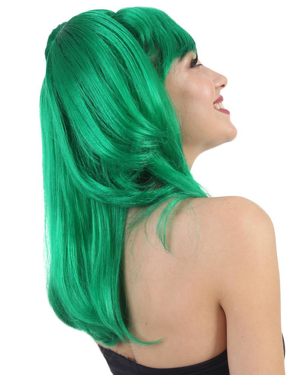 Wigs2you ハロウィンパーティープレミアム レディース H-780 バナナエンジェルウィッグ ダークグリーン色