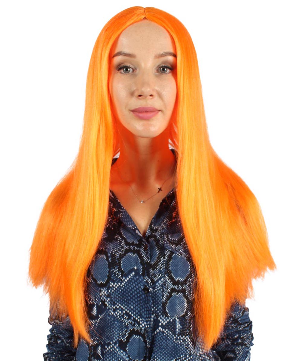 Wigs2you ハロウィンパーティープレミアム H-853 悪の花嫁 II 女性ウィッグ パンプキンオレンジ色