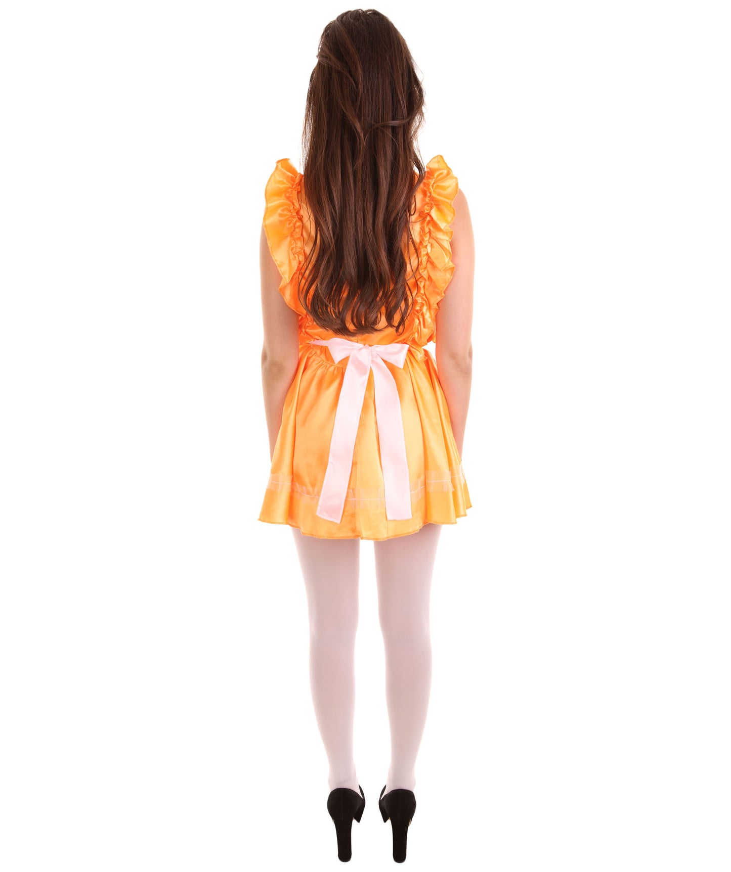 大人用女性の JCO-327_10 ソワリーフレンチメイド制服 オレンジ コスプレコスチューム