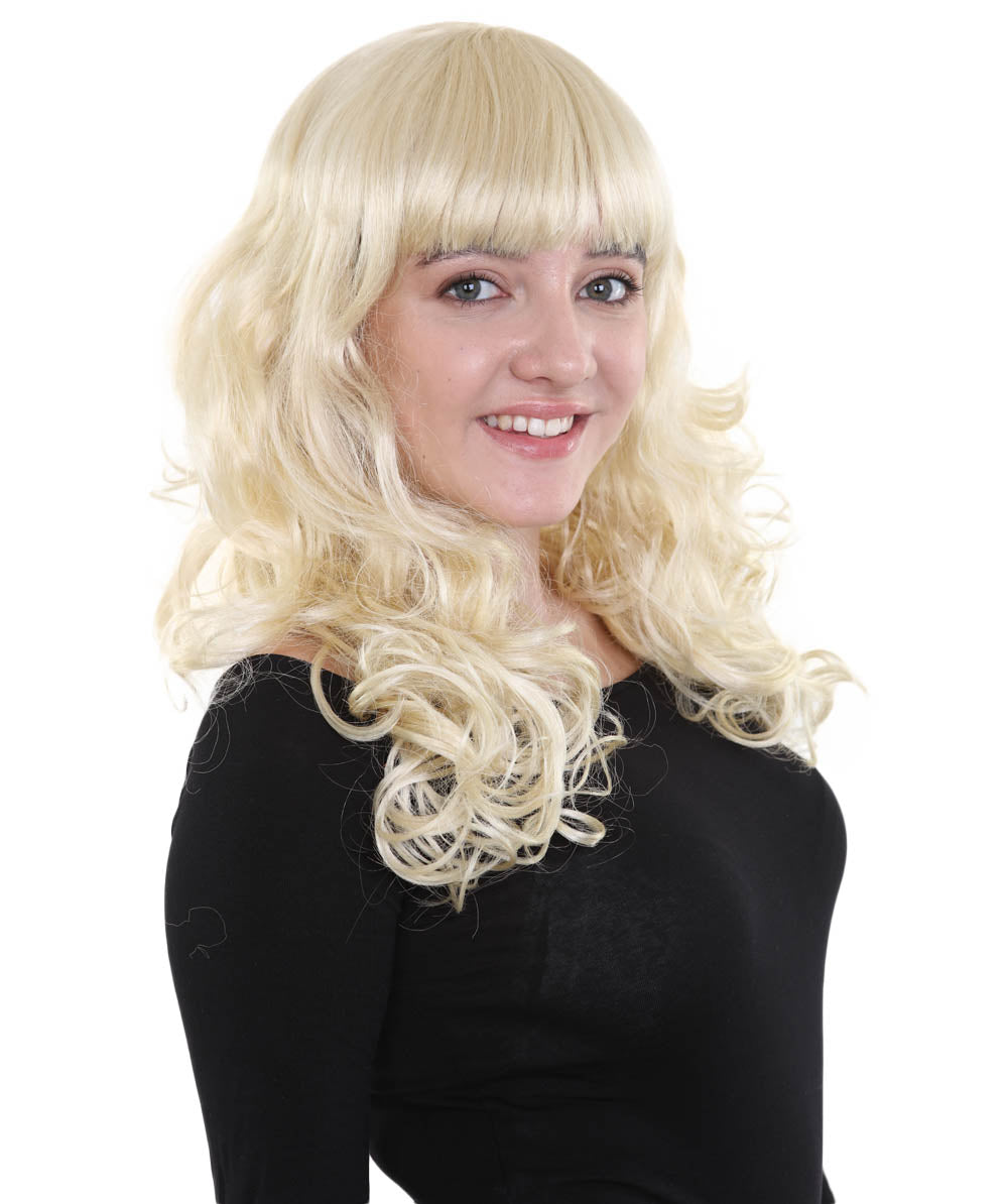 Wigs2you ハロウィンパーティープレミアム H-832 バットマン 女性ジョーカーウィッグ ブロンドカラー