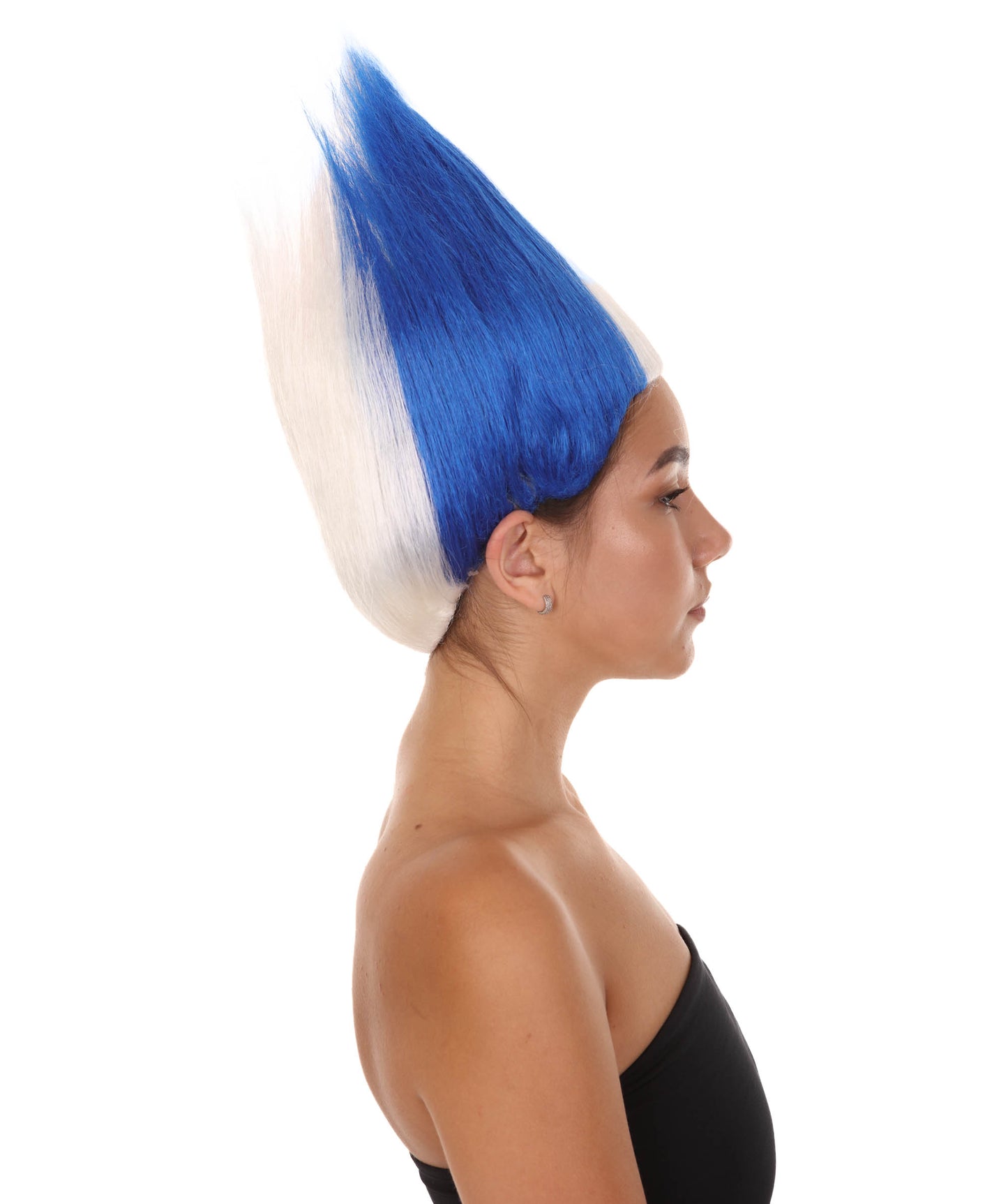 Wigs2you ハロウィンパーティープレミアム H-1791 着け心地が良い とても快適 女性用コスプレウィッグ フランス国旗 トロールズスタイル