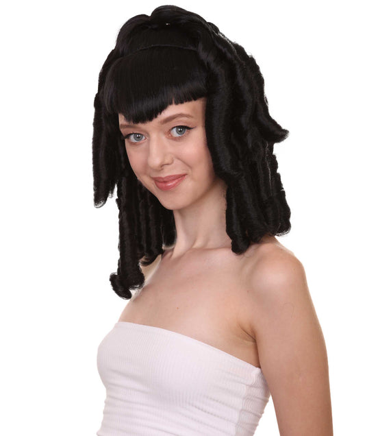 カーリーゴシックヴァンパイアウィッグ H-2596 ソフト合成繊維 女性らしい魅力 美しいウィッグを作る芸術