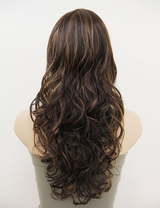 レディースファッション W-815A ロングスタイル チャコールゴールデンオーバンHLヒートスタイル可能 合成繊維