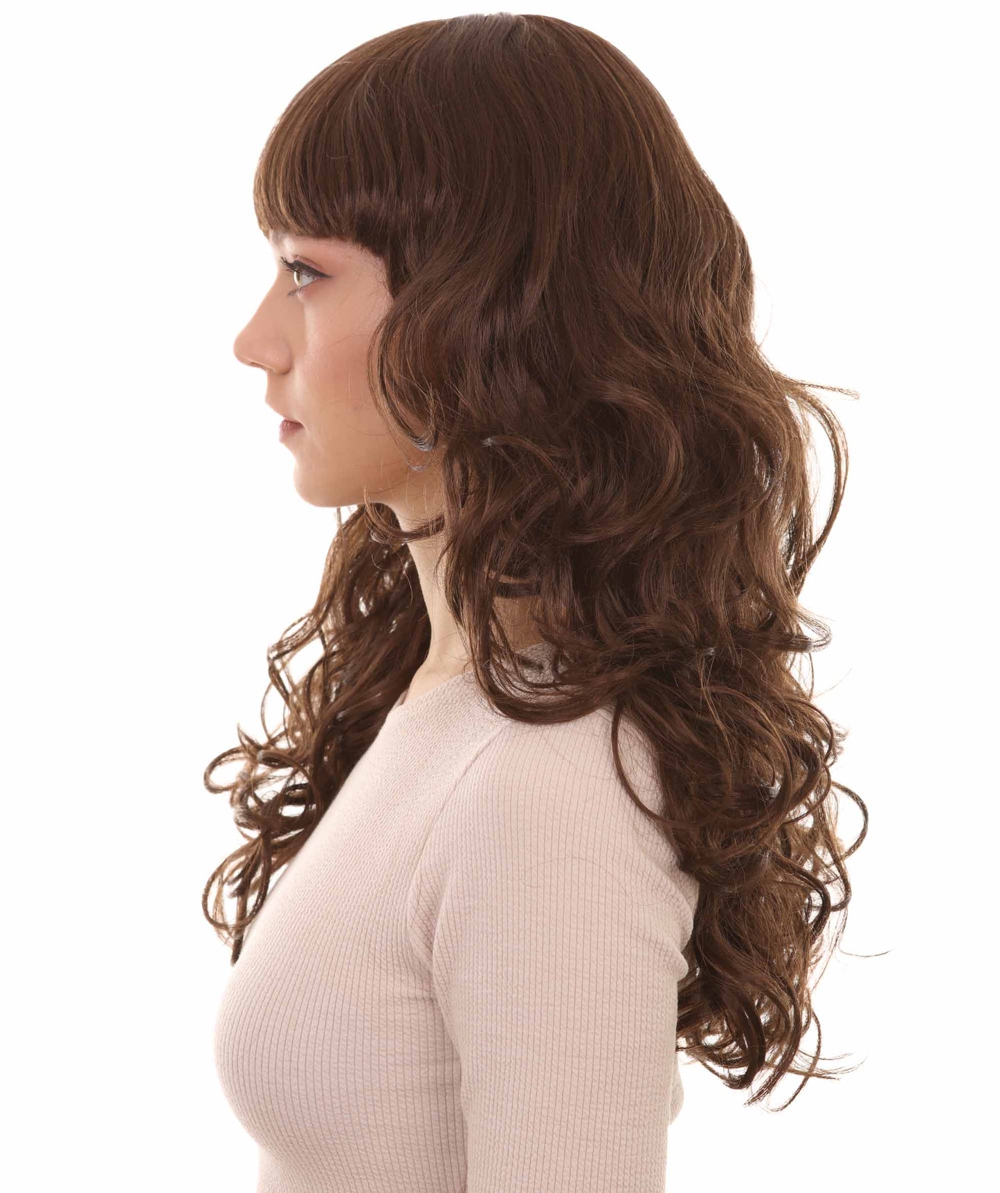 Wigs2you ハロウィン パーティー プレミアム H-838 バットマン 女性ジョーカー ウィッグ ダークブラウン色