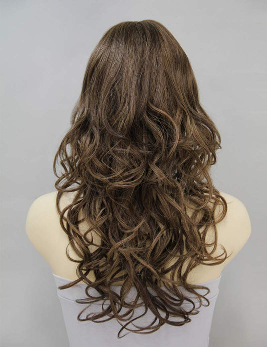 人毛100%!ロングカールウィッグ HH-121