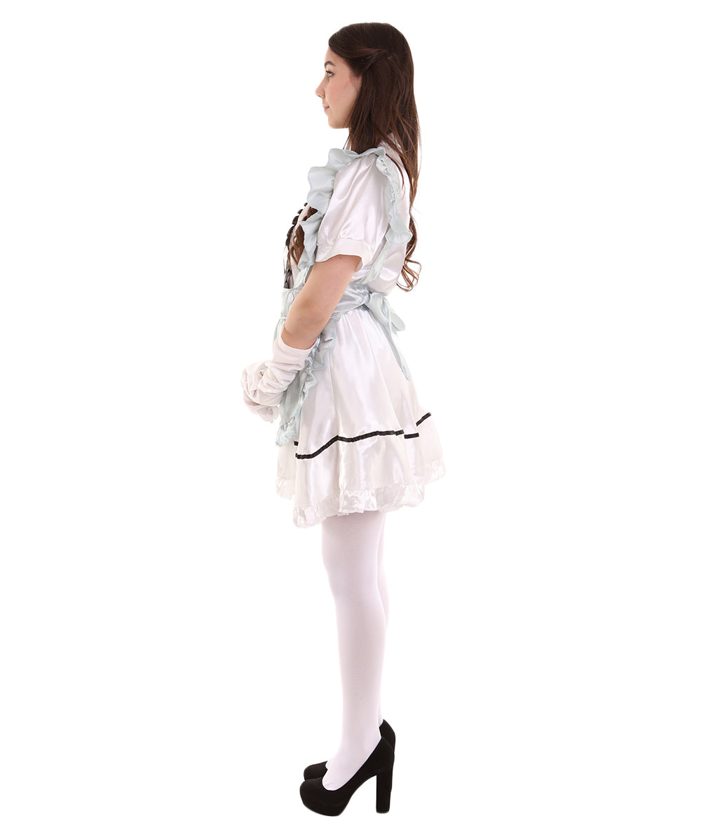 女性用 JCO-326_20 アニメ コスプレ フレンチメイド ファンシー ドレス シルバー コスプレ コスチューム