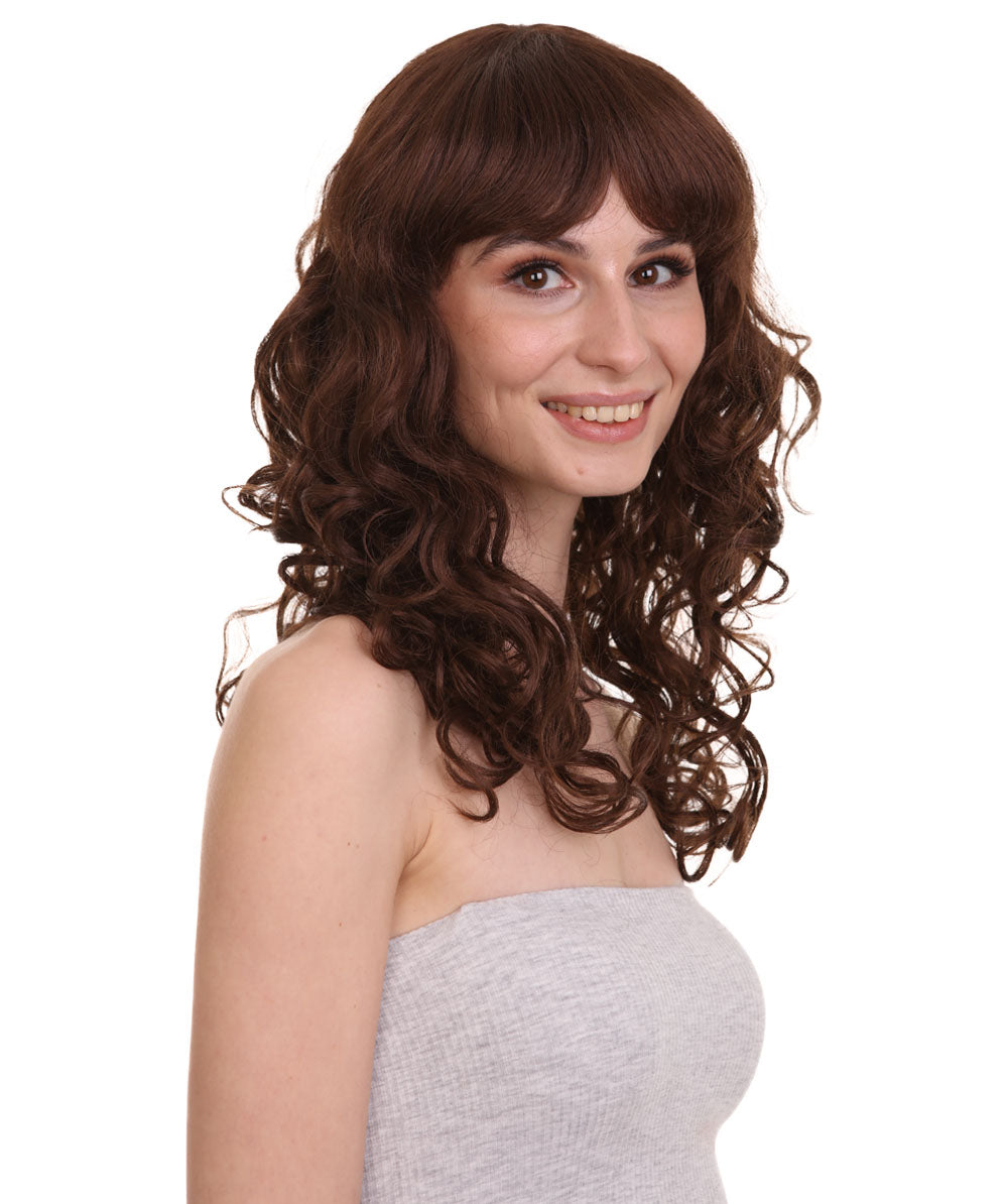 Wigs2you ハロウィンパーティー プレミアム レディース H-1023 着用しやすい ベラウィッグ ブラウン色
