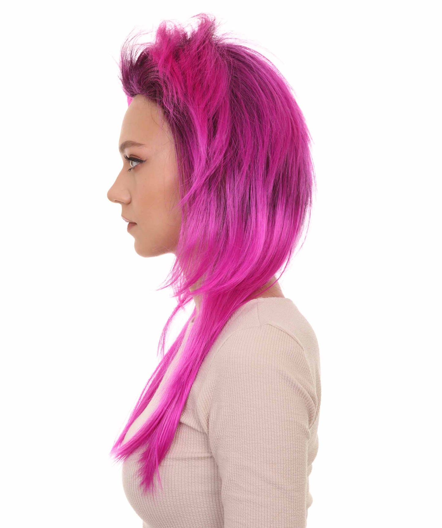 Wigs2youハロウィンパーティープレミアムレディースH-1886 着けやすい 非常に快適 ロックスターウィッグ