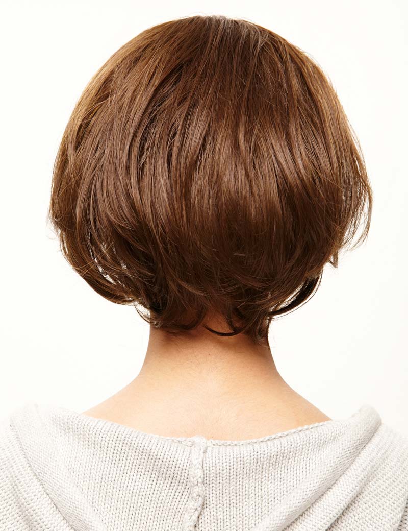 "耐熱商品☆ショートウィッグ☆カワイさ満点ボブスタイル☆小顔効果抜群! アレンジ自由 ウィッグネット付き♪ W-760 "